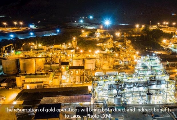 Gold mine in LAOS resumes operation, aims for US$30mil revenue